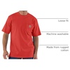image:imageCarhartt Mens Iconic K87 Pocket TShirt CloseoutRoasted Tomato