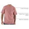 image:imageCarhartt Mens Iconic K87 Pocket TShirt CloseoutRose Tint Heather