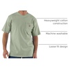 image:imageCarhartt Mens Iconic K87 Pocket TShirt CloseoutSage