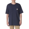 image:imageCarhartt Mens Iconic K87 Pocket TShirt CloseoutStream Blue