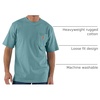 image:imageCarhartt Mens Iconic K87 Pocket TShirt CloseoutSummer Blue Heather