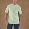 image:imageCarhartt Mens Iconic K87 Pocket TShirt CloseoutTender Greens