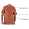 image:imageCarhartt Mens Iconic K87 Pocket TShirt CloseoutTerracotta