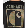 image:imageCarhartt Mens Irvine Relaxed Block Camo TShirtBlack