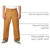 image:imageCarhartt Mens Loose Straight Washed Duck Lined DungareeCarhartt Brown