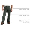 image:imageCarhartt Mens Loose Straight Washed Duck Lined DungareeMoss