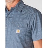 image:imageCarhartt Mens Montana Bozeman Relaxed Ss Plaid ShirtIron Blue Bandana Print