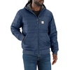 image:imageCarhartt Mens Rain Defender Relaxed Fit Lightweight Insulated Hooded JacketDark Blue