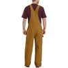 image:imageCarhartt Mens Washed Duck Insulated Bib OverallCarhartt Brown