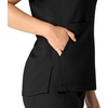 image:imageCarhartt Scrubs C12213 Womens Force Modern Fit Notch Neck Tunic TopBlack
