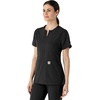 image:imageCarhartt Scrubs C12213 Womens Force Modern Fit Notch Neck Tunic TopBlack
