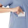 image:imageCarhartt Scrubs C12213 Womens Force Modern Fit Notch Neck Tunic TopCeil Blue