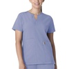 image:imageCarhartt Scrubs C12213 Womens Force Modern Fit Notch Neck Tunic TopCeil Blue