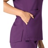 image:imageCarhartt Scrubs C12213 Womens Force Modern Fit Notch Neck Tunic TopEggplant