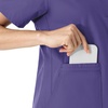 image:imageCarhartt Scrubs C12213 Womens Force Modern Fit Notch Neck Tunic TopGrape