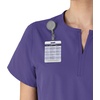 image:imageCarhartt Scrubs C12213 Womens Force Modern Fit Notch Neck Tunic TopGrape