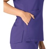 image:imageCarhartt Scrubs C12213 Womens Force Modern Fit Notch Neck Tunic TopGrape