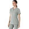 image:imageCarhartt Scrubs C12213 Womens Force Modern Fit Notch Neck Tunic TopGrey