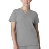 image:imageCarhartt Scrubs C12213 Womens Force Modern Fit Notch Neck Tunic TopGrey