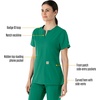 image:imageCarhartt Scrubs C12213 Womens Force Modern Fit Notch Neck Tunic TopHunter