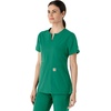 image:imageCarhartt Scrubs C12213 Womens Force Modern Fit Notch Neck Tunic TopHunter