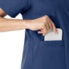 image:imageCarhartt Scrubs C12213 Womens Force Modern Fit Notch Neck Tunic TopNavy