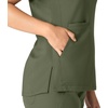 image:imageCarhartt Scrubs C12213 Womens Force Modern Fit Notch Neck Tunic TopOlive