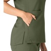 image:imageCarhartt Scrubs C12213 Womens Force Modern Fit Notch Neck Tunic TopOlive
