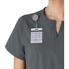 image:imageCarhartt Scrubs C12213 Womens Force Modern Fit Notch Neck Tunic TopPewter