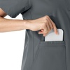 image:imageCarhartt Scrubs C12213 Womens Force Modern Fit Notch Neck Tunic TopPewter