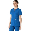 image:imageCarhartt Scrubs C12213 Womens Force Modern Fit Notch Neck Tunic TopRoyal