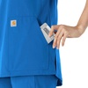image:imageCarhartt Scrubs C12213 Womens Force Modern Fit Notch Neck Tunic TopRoyal