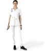 image:imageCarhartt Scrubs C12213 Womens Force Modern Fit Notch Neck Tunic TopWhite