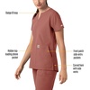image:imageCarhartt Scrubs C12213 Womens Force Modern Fit Notch Neck Tunic TopWildrose