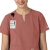 image:imageCarhartt Scrubs C12213 Womens Force Modern Fit Notch Neck Tunic TopWildrose