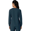 image:imageCarhartt Scrubs C13610 Womens Crewneck LongSleeve Scrub TopNavy