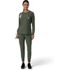 image:imageCarhartt Scrubs C13610 Womens Crewneck LongSleeve Scrub TopOlive