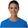 image:imageCarhartt Scrubs C13610 Womens Crewneck LongSleeve Scrub TopRoyal