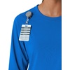 image:imageCarhartt Scrubs C13610 Womens Crewneck LongSleeve Scrub TopRoyal