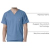image:imageCarhartt Scrubs C16418 Mens Rugged Flex Modern Fit Ripstop Chest PockAzure Blue