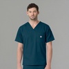 image:imageCarhartt Scrubs C16418 Mens Rugged Flex Modern Fit Ripstop Chest PockCaribbean Blue