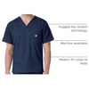 image:imageCarhartt Scrubs C16418 Mens Rugged Flex Modern Fit Ripstop Chest PockNavy