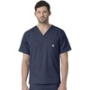 image:imageCarhartt Scrubs C16418 Mens Rugged Flex Modern Fit Ripstop Chest PockNavy Heather