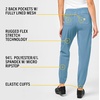 image:imageCarhartt Scrubs C52610 Womens Force Modern Fit Jogger PantAzure Blue