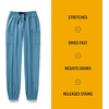 image:imageCarhartt Scrubs C52610 Womens Force Modern Fit Jogger PantAzure Blue