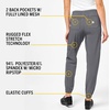 image:imageCarhartt Scrubs C52610 Womens Force Modern Fit Jogger PantPewter