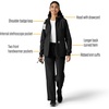 image:imageCarhartt Scrubs C85023 Womens Rugged Flex Modern Fit Bonded Fleece HoBlack