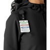 image:imageCarhartt Scrubs C85023 Womens Rugged Flex Modern Fit Bonded Fleece HoBlack
