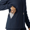 image:imageCarhartt Scrubs C85023 Womens Rugged Flex Modern Fit Bonded Fleece HoNavy