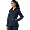 image:imageCarhartt Scrubs C85023 Womens Rugged Flex Modern Fit Bonded Fleece HoNavy